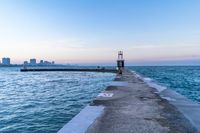 Chicago Skyline at Dawn Over Lake Michigan