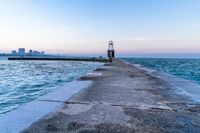 Chicago Skyline at Dawn over Lake Michigan (005)