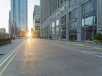 Chicago Skyline at Dawn Light 003