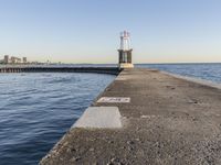 Chicago Skyline in Illinois: Coastal Sunset View