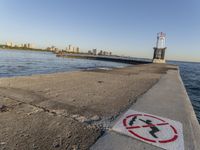 Chicago Skyline in Illinois: Coastal Sunset View