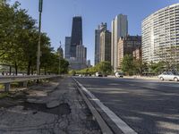 Chicago Skyline in USA