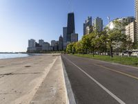 Chicago Skyline with Modern Architecture on a Clear Sky Day