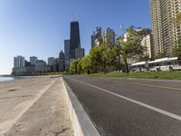 Chicago Skyline with Modern Architecture on a Clear Sky Day