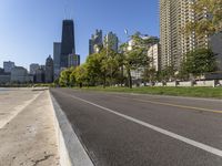 Chicago Skyline with Modern Architecture on a Clear Sky Day