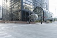 Chicago Skyline with Modern Architecture and Road