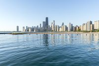 Chicago Skyscrapers: Downtown under a Clear Sky