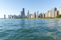 Chicago Skyscrapers: Downtown under a Clear Sky