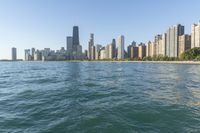 Chicago Skyscrapers: Downtown under a Clear Sky