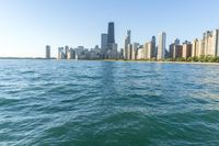 Chicago Skyscrapers: Downtown under a Clear Sky