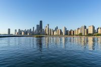 Chicago Skyscrapers: Downtown under a Clear Sky