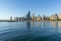 Chicago Skyscrapers: Downtown under a Clear Sky