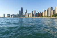 Chicago Skyscrapers: Downtown under a Clear Sky