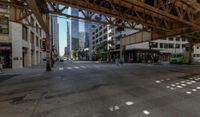 Chicago Urban Crosswalk and Traffic Light