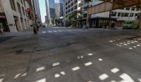 Chicago Urban Crosswalk and Traffic Light