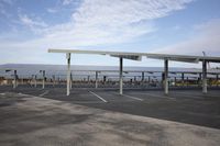 City Architecture: Daytime View of a Parking Lot