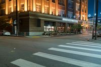 City Architecture Road Night Lights 001