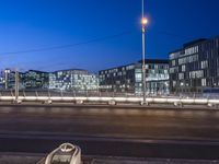 City Bridge at Night with Artificial Light 001