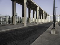 City Bridge: Road Surface Made of Asphalt