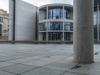 City Canal in Berlin: Concrete Walls and Pavers