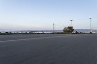 City at Dawn: Asphalt Road
