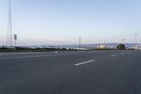 City at Dawn: Asphalt Road