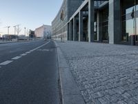 City Dawn in Berlin: Clear Sky Over the Urban Landscape