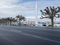 City of Geneva, France: Road Along the Lake