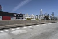 City Highways: Motion Blur with a Stunning Skyline