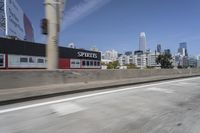 City Highways: Motion Blur with a Stunning Skyline