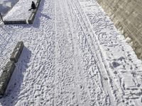 City Landscape with Frozen Water and Urban Design