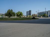 City Life in Barcelona: Clear Skies and Asphalt Roads