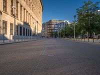 City Life in Berlin: Daytime with Clear Skies