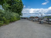 City Life in Berlin: Pier Views of the River Canal