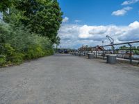 City Life in Berlin: Pier Views of the River Canal