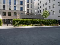 City Life in Berlin: Residential Area with Asphalt