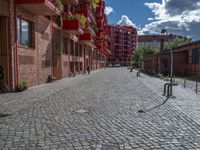 City Life in Germany: Cobblestone Streets and Brick Walls