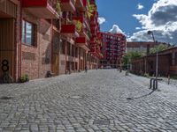 City Life in Germany: Cobblestone Streets and Brick Walls