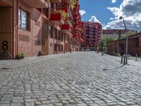 City Life in Germany: Cobblestone Streets and Brick Walls