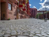 City Life in Germany: Cobblestone Streets and Brick Walls