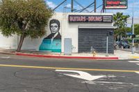 City Life in Los Angeles: Graffiti Wall with Urban Design