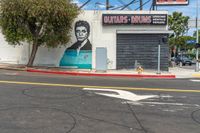 City Life in Los Angeles: Graffiti Wall with Urban Design