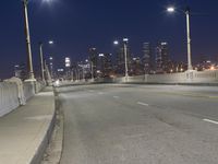 City Life in Los Angeles: Night Skyline and Illuminated Infrastructure
