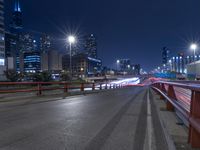 City Lights in Illinois, USA: A Captivating Night Skyline