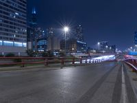 City Lights in Illinois, USA: A Captivating Night Skyline