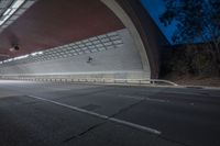 City Night Lights: Concrete Street Illuminated