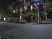 City Night Lights: Exploring a Residential Area