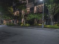 City Night Lights: Exploring a Residential Area