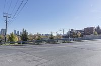 City Panorama in Canada: Clear Sky