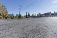 City Panorama in Canada: Clear Sky